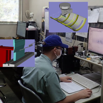 CADによる3Dモデリング対応