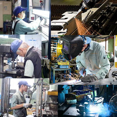 自社完結の一貫対応